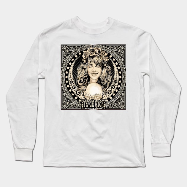 Stevie Nicks Long Sleeve T-Shirt by komplenan